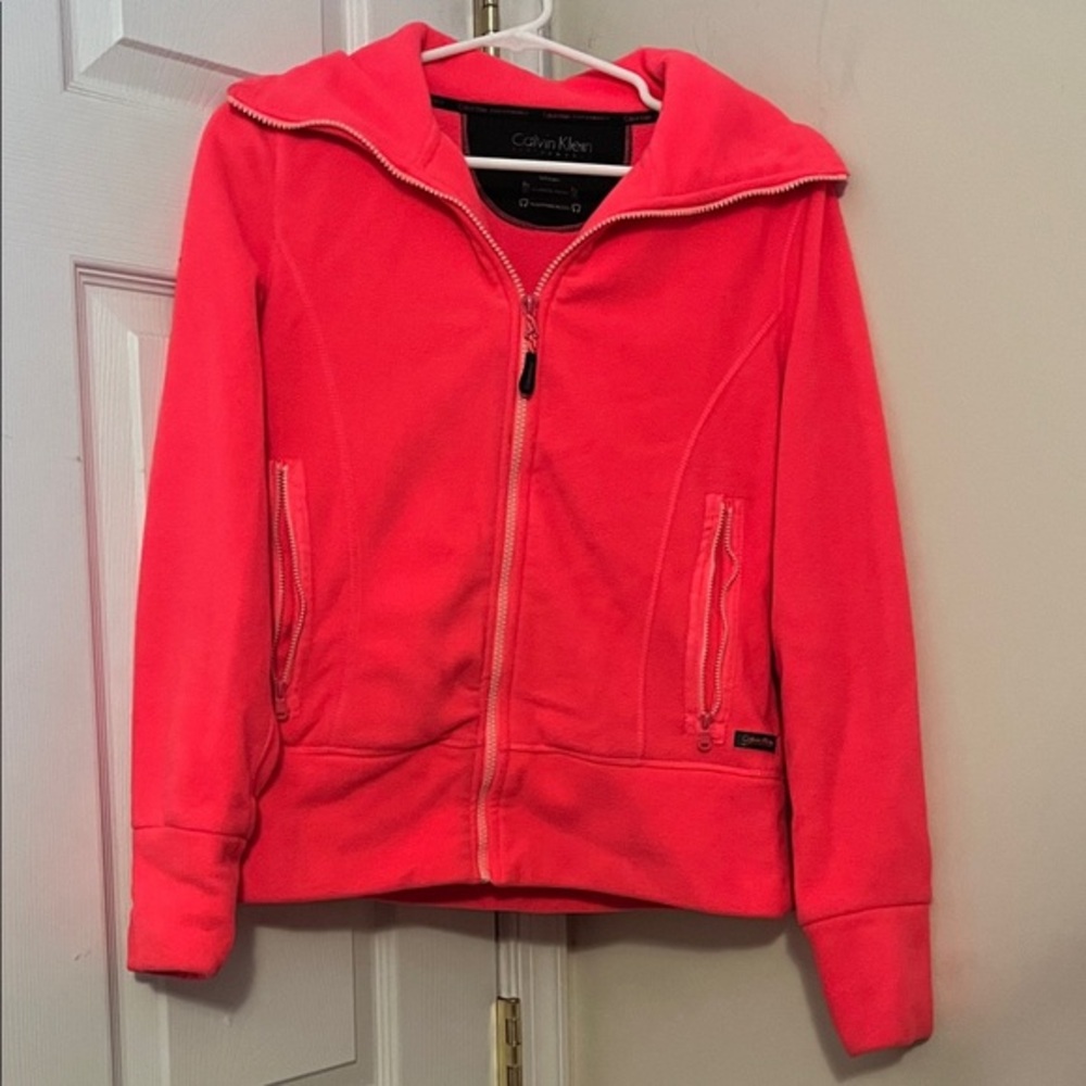Calvin Klein Performance Women's Vibrant Pink Hoodie
